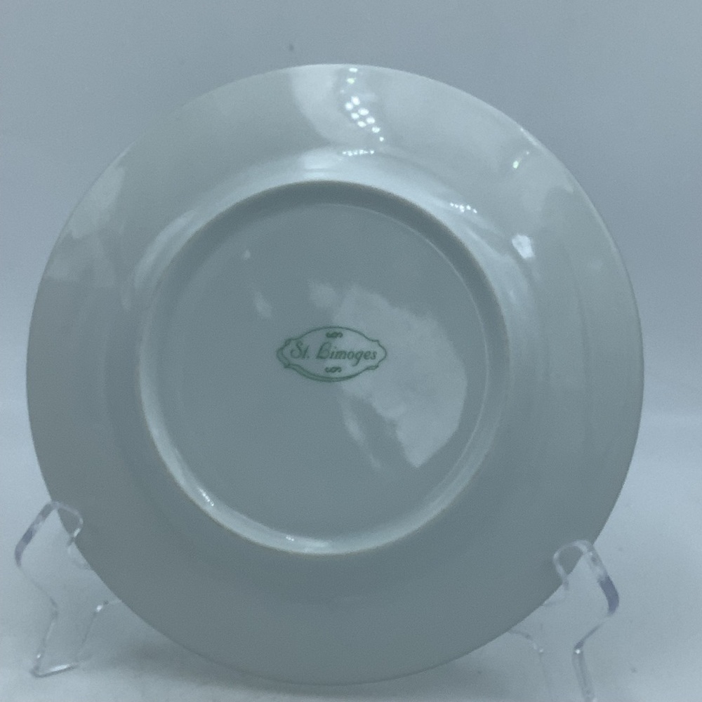 St. Limoges 7 1/2” Plate with Egg Design - Picture 3 of 4